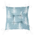 - Pofi-8631-Gorsel-2 - Realhomes Renkli Zemin Üzerinde Beyaz Çam Ağacı Desenli Dijital Baskılı Modern Pofuduk Sandalye Minderi Realhomes