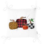 - Pofi-8633-Gorsel-2 - Realhomes Beyaz Zemin Üzerinde Ekoseli Balkabakları Dijital Baskılı Modern Pofuduk Sandalye Minderi Realhomes