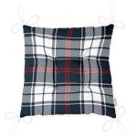 - Pofi-8669-Gorsel-2 - Realhomes  Beyaz Zemin Üzerinde Renkli Ekose Desenli Dijital Baskılı Modern Pofuduk Sandalye Minderi Realhomes