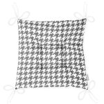 - Pofi-8697-Gorsel-2 - Realhomes Beyaz Zemin Üzerinde Gri Ekose Desenli Dijital Baskılı Modern Pofuduk Sandalye Minderi Realhomes