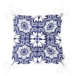 - Pofi-8750-Gorsel-2 - Realhomes Beyaz Zemin Üzerinde Çini Desenli Dijital Baskılı Modern Pofuduk Sandalye Minderi Realhomes