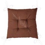 - Pofi-8805-Gorsel-2 - Realhomes Renkli Zemin Üzerinde Yaprak Desenli Dijital Baskılı Modern Pofuduk Sandalye Minderi Realhomes