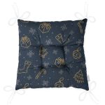 - Pofi-8814-Gorsel-2 - Realhomes Renkli Zeminde Gold Detaylı Yılbaşı Çorabı Desenli Dijital Baskılı Modern Pofuduk Sandalye Minderi Realhomes