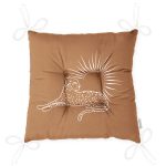 - Pofi-8821-Gorsel-2 - Realhomes Pastel Zemin Üzerinde Onedraw Çizimli Güneş Desenli Dijital Baskılı Modern Pofuduk Sandalye Minderi Realhomes