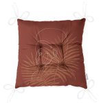 Renkli Zemin Üzerinde Onedraw Çizimli Bayan Silüeti Dijital Baskılı Modern Pofuduk Sandalye Minderi Realhomes