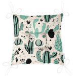 - Pofi-8857-Gorsel-2 - Realhomes Renkli Zemin Üzerinde Kaktüs Desenli Dijital Baskılı Modern Pofuduk Sandalye Minderi Realhomes