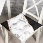 - Pofi-8902-Gorsel - Realhomes Renkli Geometrik Desenli Mermer Motifli Dijital Baskılı Modern Pofuduk Sandalye Minderi Realhomes