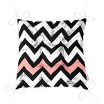 - Pofi-8906-Gorsel-2 - Realhomes Mermer Zeminli Renkli Geometrik Zikzak Desenli Dijital Baskılı Modern Pofuduk Sandalye Minderi Realhomes