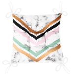 - Pofi-8908-Gorsel-2 - Realhomes Renkli Geometrik Desenli Mermer Motifli Dijital Baskılı Modern Pofuduk Sandalye Minderi Realhomes