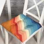 - Pofi-8935-Gorsel - Realhomes Zikzak Motifli Özel Tasarım Dijital Baskılı Modern Pofuduk Sandalye Minderi Realhomes