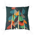 - Pofi-8937-Gorsel-2 - Realhomes İllüstrasyon Ağaç Ve Ev Figürlü Özel Tasarım Dijital Baskılı Modern Pofuduk Sandalye Minderi Realhomes