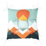 - Pofi-8943-Gorsel-2 - Realhomes Soyut Güneş Ve Dağ Özel Tasarım Dijital Baskılı Modern Pofuduk Sandalye Minderi Realhomes