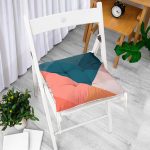 - Pofi-8945-Gorsel-1 - Realhomes Geometrik Motifli Özel Tasarım Dijital Baskılı Modern Pofuduk Sandalye Minderi Realhomes