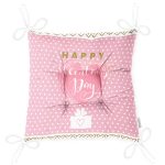 Sevgililer Günü Temalı Özel Tasarım Dijital Baskılı Modern Pofuduk Sandalye Minderi Realhomes