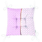 - Pofi-9273-Gorsel-2 - Realhomes  Pembe & Beyaz Ogea Desenli Dijital Baskılı Modern Pofuduk Sandalye Minderi Realhomes