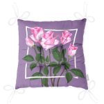 Özel Tasarım Gül Tasarımlı Dijital Baskılı Modern Pofuduk Sandalye Minderi Realhomes