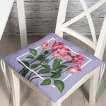 - Pofi-9360-Gorsel - Realhomes Özel Tasarım Gül Tasarımlı Dijital Baskılı Modern Pofuduk Sandalye Minderi Realhomes