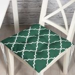 - Pofi-9401-Gorsel - Realhomes Yeşil Ogea Desenli Dijital Baskılı Modern Pofuduk Sandalye Minderi Realhomes