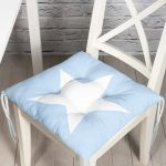 - Pofi-951-Gorsel - Realhomes Yıldız Desenli Dijital Baskılı Modern Pofuduk Sandalye Minderi Realhomes