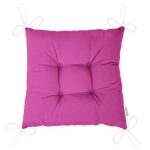 Realhomes Mor Renkli Dijital Baskılı Pofuduk Sandalye Minderi Realhomes