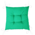 - Печать - Realhomes Yeşil Renkli Dijital Baskılı Özel Tasarım Modern Pofuduk Sandalye Minderi Realhomes