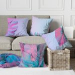 Realhomes Dijital Baskılı Özel Tasarım 5'li Kırlent Kılıfı Seti Realhomes