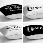 Realhomes Yesterday Now Tomorrow & Love Kombin 4'Lü Kırlent Kılıfı Realhomes