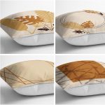 - Rh-K4luset323-1 - Realhomes 4'lü Dijital Baskılı Özel Tasarım Dekoratif Yastık Kırlent Kılıfı Realhomes