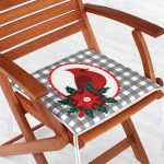 - Frm-10205-Gri-Ekose-Zemin-Kirmizi-Kus-Tasarimli-Dijital-Baskili-Modern-Fermuarli-Sandalye-Minderi-1 - Realhomes Gri Ekose Zemin & Kırmızı Kuş Tasarımlı Dijital Baskılı Modern Fermuarlı Sandalye Minderi Realhomes