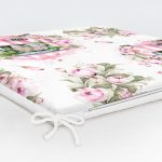 Çiçek Demetleri Özel Tasarım Dijital Baskılı Fermuarlı Sandalye Minderi Realhomes