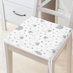 - Печать - Realhomes Pofuduk Kuzu Tasarımlı Dijital Baskılı Modern Fermuarlı Sandalye Minderi Realhomes