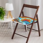 Etnik Desen Tasarımlı Dijital Baskılı Modern Fermuarlı Sandalye Minderi Realhomes