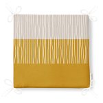 Çizgili Retro Tasarımlı Dijital Baskılı Fermuarlı Sandalye Minderi Realhomes