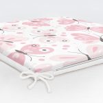 Renkli Kelebek Motifli Dijital Baskılı Modern Fermuarlı Sandalye Minderi Realhomes