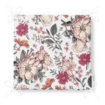 Papatya & Gül Tasarımlı Dijital Baskılı Fermuarlı Sandalye Minderi Realhomes