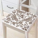 - Frm-10422-Karakalem-Cicek-Kelebek-Desenli-Dijital-Baskili-Fermuarli-Sandalye-Minderi - Realhomes Karakalem Çiçek & Kelebek Desenli Dijital Baskılı Fermuarlı Sandalye Minderi Realhomes