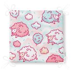 - Unicorn - Realhomes Renkli Kuzucuk Özel Tasarım Dijital Baskılı Modern Fermuarlı Sandalye Minderi Realhomes