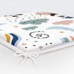 - Печать - Realhomes Sevimli Panda Motifli Özel Tasarım Dijital Baskılı Modern Fermuarlı Sandalye Minderi Realhomes