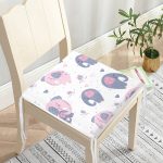 - Elephant with a baby elephant in a cute style. Sweet dream. Inscription. Vector. - Realhomes Pembe Fil Motifli Dijital Baskılı Özel Tasarım Modern Fermuarlı Sandalye Minderi Realhomes