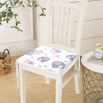 - Elephant with a baby elephant in a cute style. Sweet dream. Inscription. Vector. - Realhomes Pembe Fil Motifli Dijital Baskılı Özel Tasarım Modern Fermuarlı Sandalye Minderi Realhomes