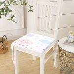 Sevimli Bulut Temalı Dijital Baskılı Özel Tasarım Modern Fermuarlı Sandalye Minderi Realhomes