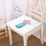 - Frm-2012-Vazo-Cicek-Desenli-Dijital-Baskili-Fermuarli-Sandalye-Minderi - Realhomes Vazo Çiçek Desenli Dijital Baskılı Fermuarlı Sandalye Minderi Realhomes