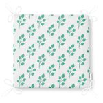 - Frm-2075-Beyaz-Mint-Yesili-Yaprak-Motifli-Fermuarli-Sandalye-Minderi-4 - Realhomes Beyaz Mint Yeşili Yaprak Motifli Fermuarlı Sandalye Minderi Realhomes