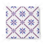 Renkli Çiçek Desenli Dijital Baskılı Fermuarlı Sandalye Minderi Realhomes