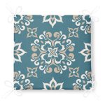 Özel Tasarım Motifli Dijital Baskılı Modern Fermuarlı Sandalye Minderi Realhomes