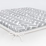 Geometrik Desenli Dijital Baskılı Modern Fermuarlı Sandalye Minderi Realhomes