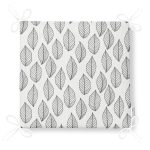 Özel Tasarım Yaprak Desenli Dijital Baskılı Fermuarlı Sandalye Minderi Realhomes