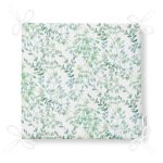 Modern Yaprak Motifli Dijital Baskılı Fermuarlı Sandalye Minderi Realhomes