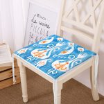 Modern Çini Resimli Dijital Baskılı Fermuarlı Sandalye Minderi Realhomes