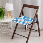 Modern Çini Resimli Dijital Baskılı Fermuarlı Sandalye Minderi Realhomes